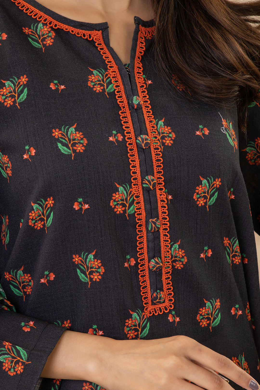 Zellbury | Winter Pret | Kurta Dupatta - 2979 - Libasekhas