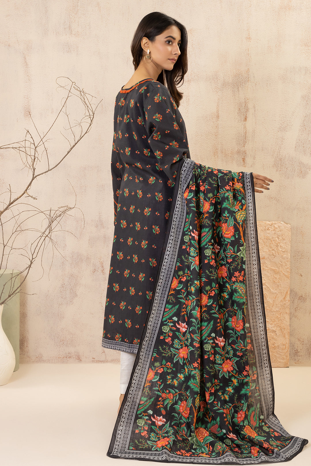 Zellbury | Winter Pret | Kurta Dupatta - 2979 - Libasekhas