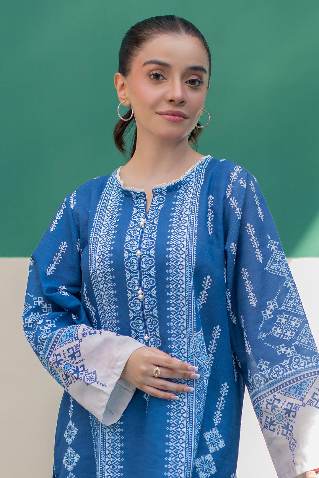 Zellbury | Winter Pret | Kurta Dupatta - 2980 - Libasekhas