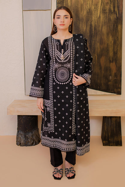 Zellbury | Winter Pret | Kurta Dupatta - 2981 - Libasekhas
