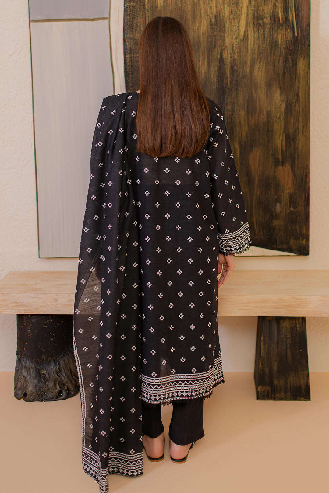 Zellbury | Winter Pret | Kurta Dupatta - 2981 - Libasekhas