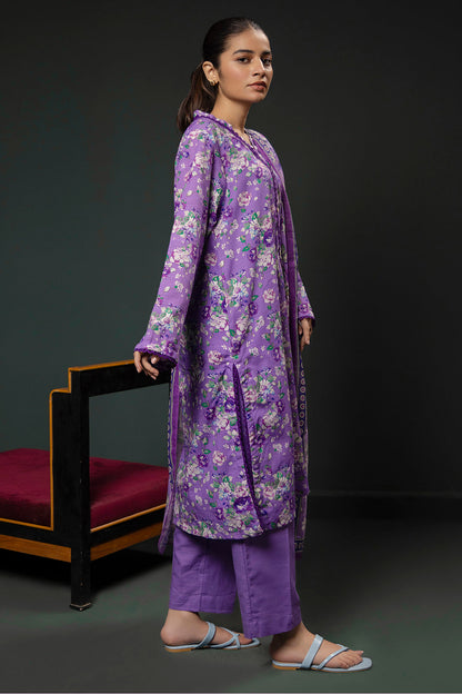 Zellbury | Winter Pret | Kurta Dupatta Trouser - 2948 - Libasekhas