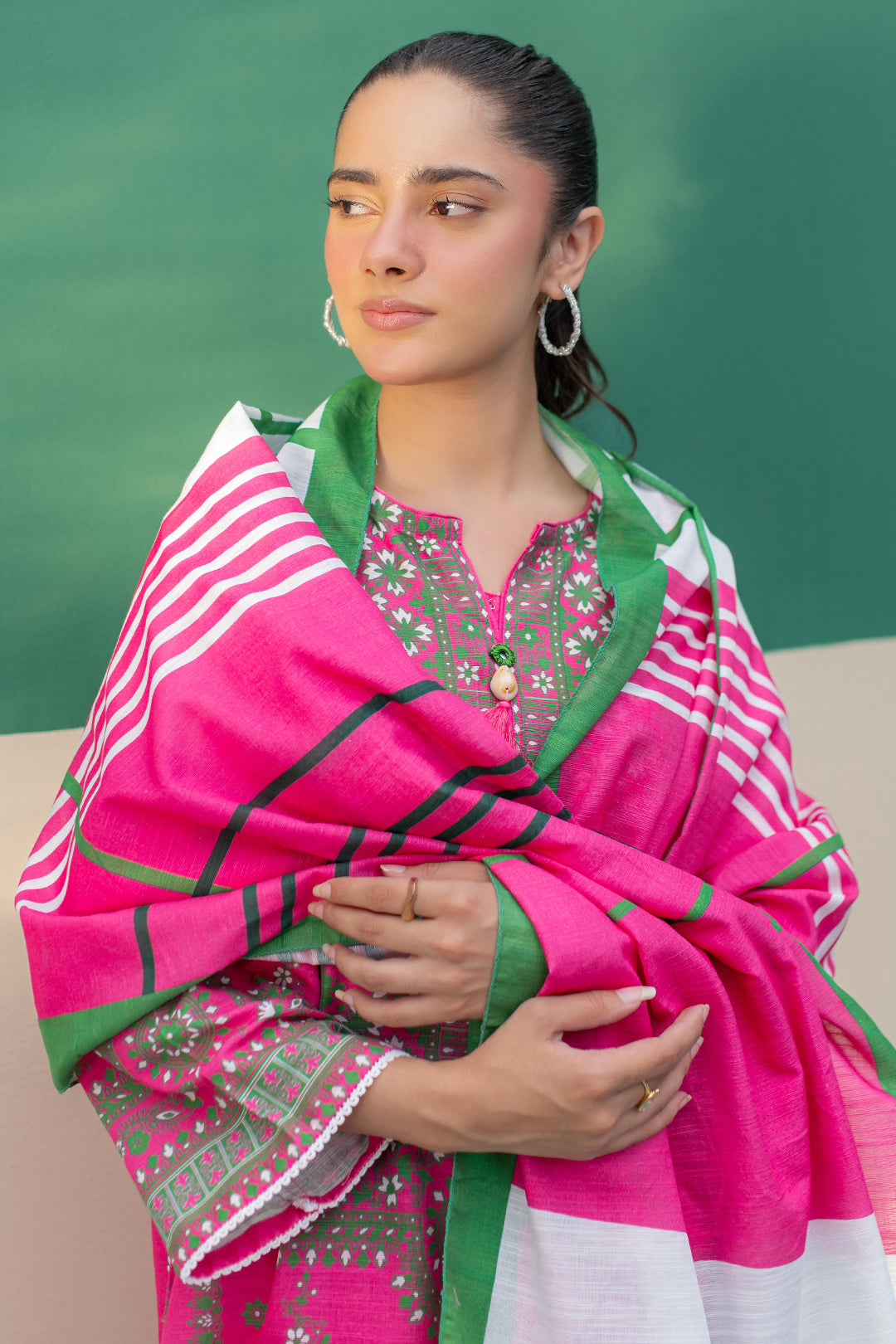 Zellbury | Winter Pret | Kurta Dupatta Trouser - 2949 - Libasekhas