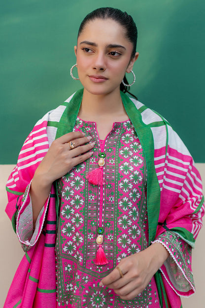 Zellbury | Winter Pret | Kurta Dupatta Trouser - 2949 - Libasekhas