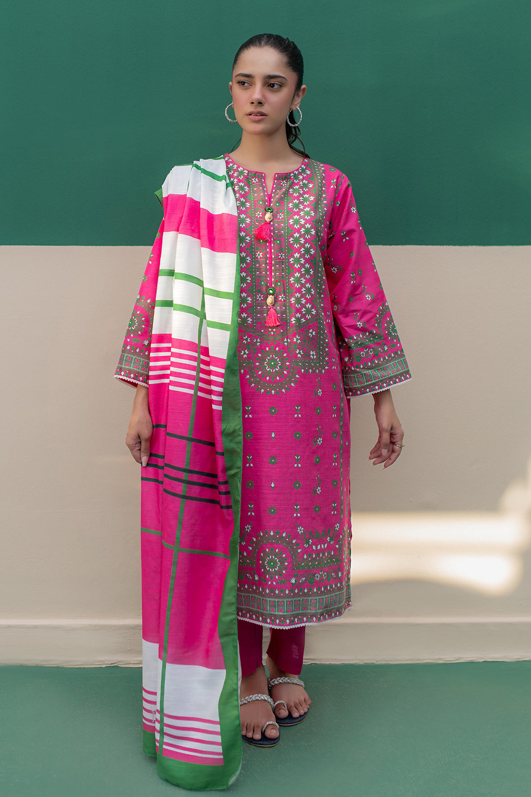 Zellbury | Winter Pret | Kurta Dupatta Trouser - 2949 - Libasekhas