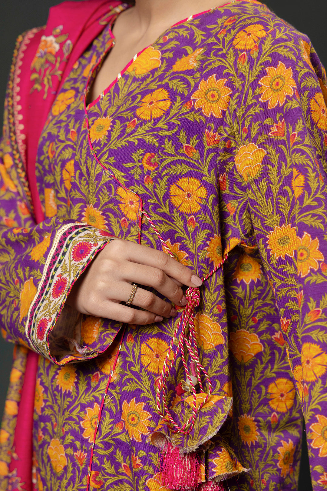 Zellbury | Winter Pret | Kurta Dupatta Trouser - 3006 - Libasekhas