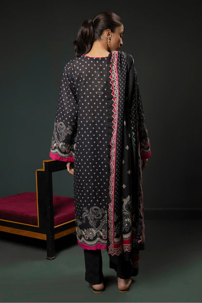 Zellbury | Winter Pret | Kurta Shawl Trouser - 3008 - Libasekhas