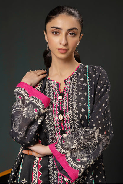 Zellbury | Winter Pret | Kurta Shawl Trouser - 3008 - Libasekhas