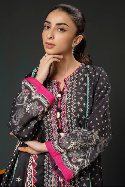 Zellbury | Winter Pret | Kurta Shawl Trouser - 3008 - Libasekhas