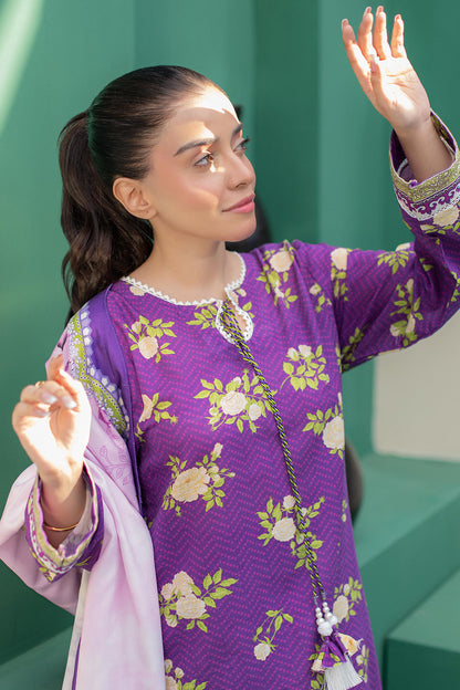 Zellbury | Winter Pret | Kurta Shawl Trouser - 3010 - Libasekhas