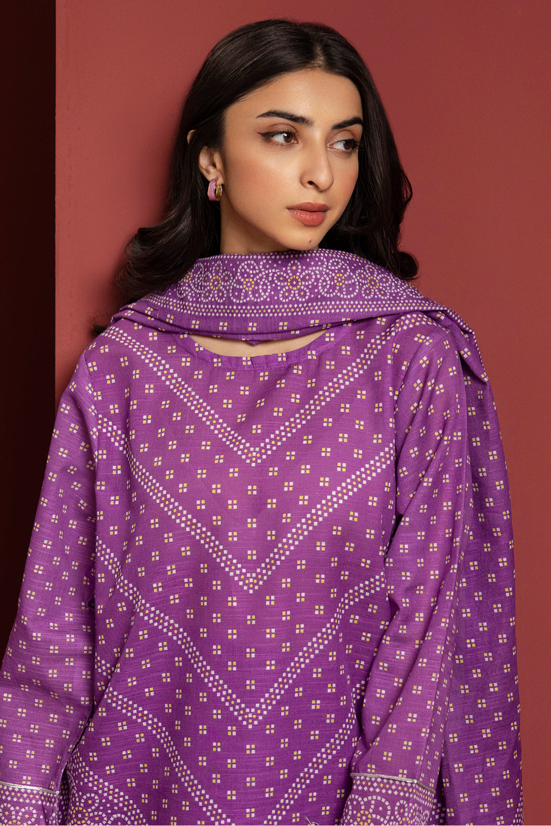 Zellbury | Winter Pret | Kurta Dupatta Trouser - 3072 - Libasekhas