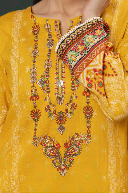Zellbury | Winter Pret | Kurta Dupatta Trouser - 3151 - Libasekhas