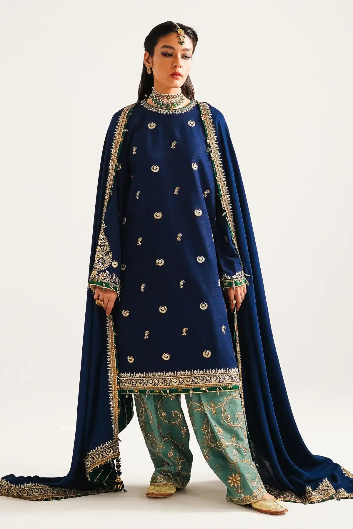 Zara ShahJahan | Winter Shawl 23 | WS23-D1 - House Of Anaya