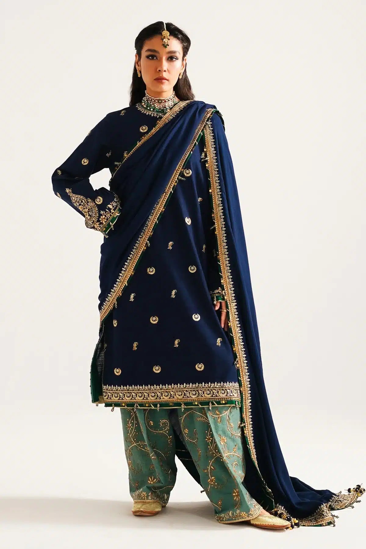Zara ShahJahan | Winter Shawl 23 | WS23-D1 - House Of Anaya