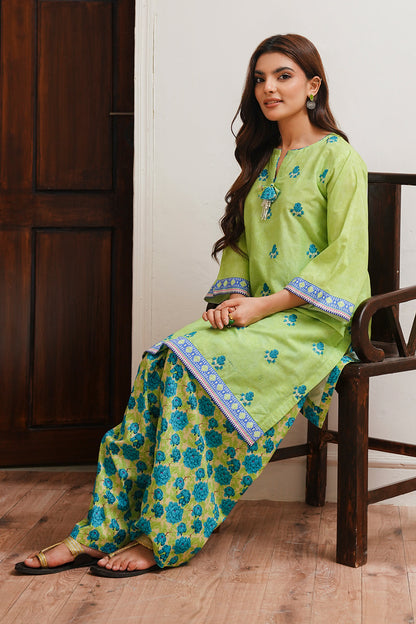 Zellbury | Unstitched 2 Piece Cambric | Embroidered Shirt Shalwar - 0023 - Libasekhas
