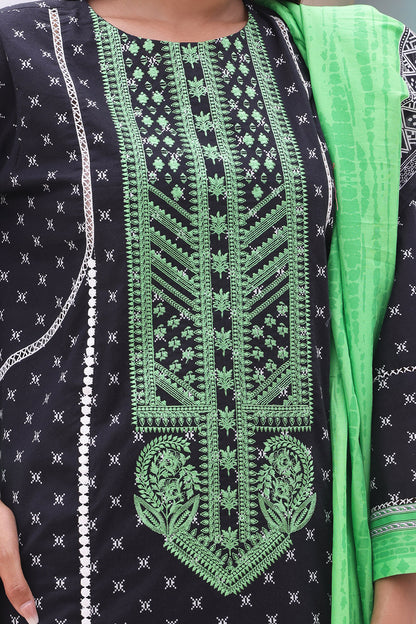 Zellbury | Unstitched 2 Piece Cambric | Embroidered Shirt Dupatta - 0027 - Libasekhas