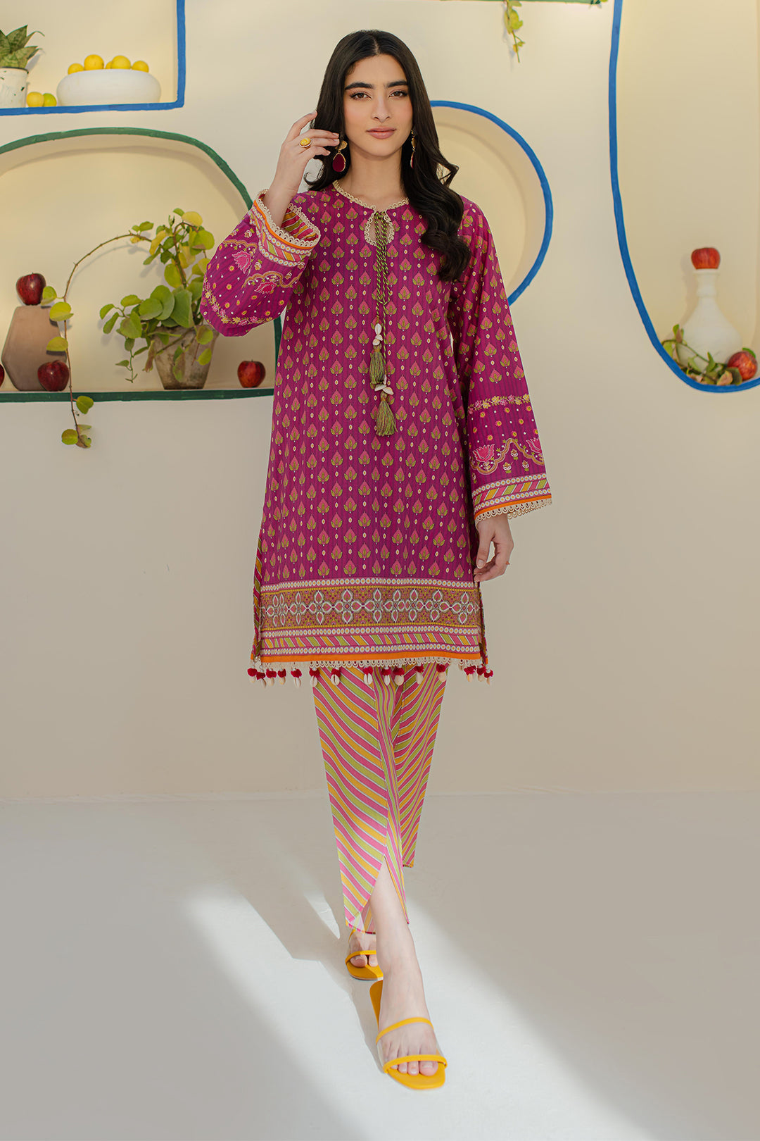 Zellbury | Unstitched 2 Piece Cambric | Embroidered Shirt Shalwar - 0114 - Libasekhas