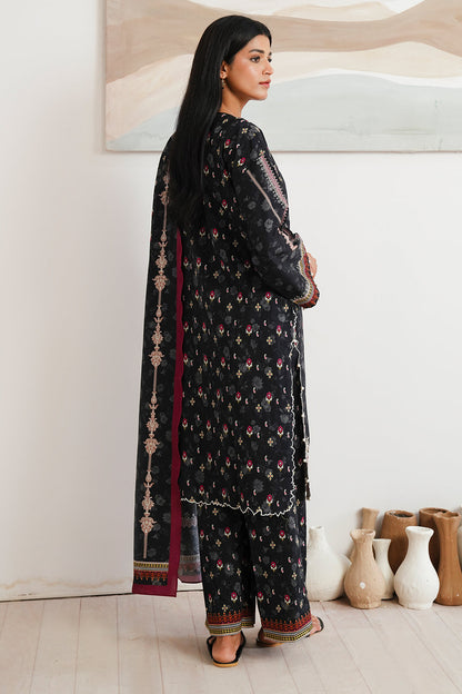 Zellbury | Unstitched 3 Piece Cambric | Embroidered Shirt Shalwar Dupatta - 0063 - Libasekhas