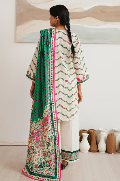 Zellbury | Unstitched 2 Piece Cambric | Shirt Dupatta - 0009 - Libasekhas