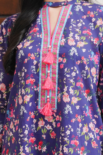 Zellbury | Unstitched 2 Piece Cambric | Shirt Shalwar - 0012 - Libasekhas