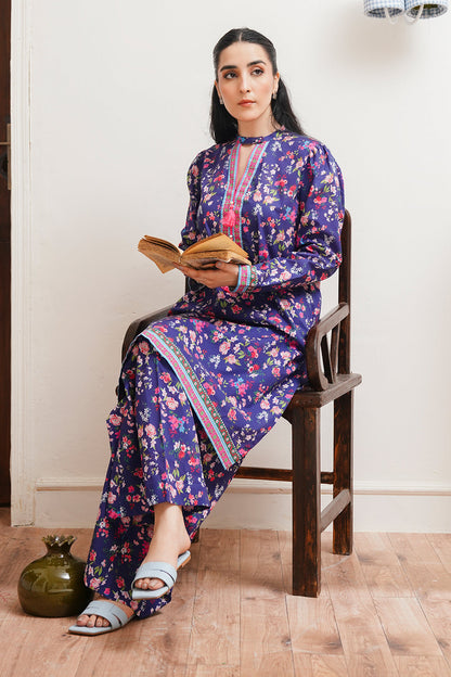 Zellbury | Unstitched 2 Piece Cambric | Shirt Shalwar - 0012 - Libasekhas