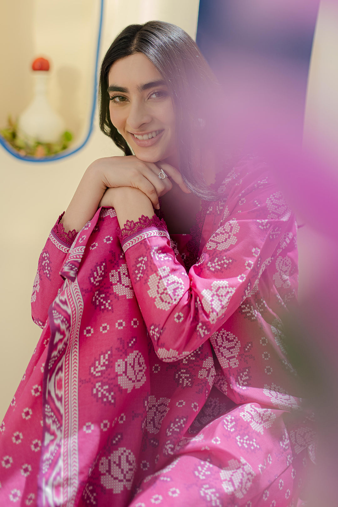 Zellbury | Unstitched 2 Piece Cambric | Shirt Shalwar - 0017 - Libasekhas
