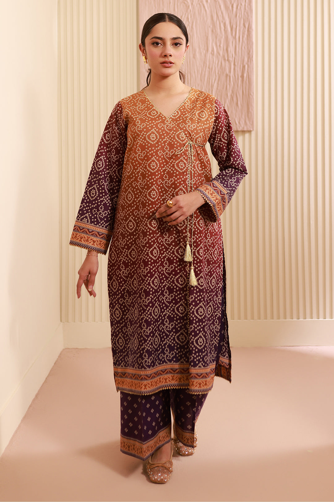 Zellbury | Unstitched 2 Piece Cambric | Shirt Shalwar - 0607 - Libasekhas