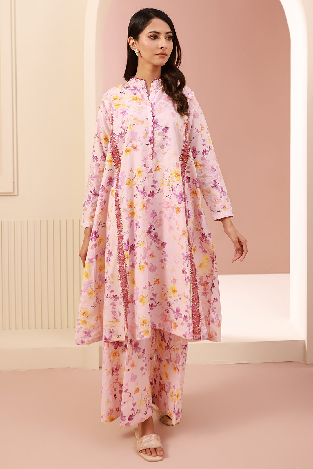 Zellbury | Unstitched 2 Piece Cambric | Shirt Shalwar - 0610 - Libasekhas