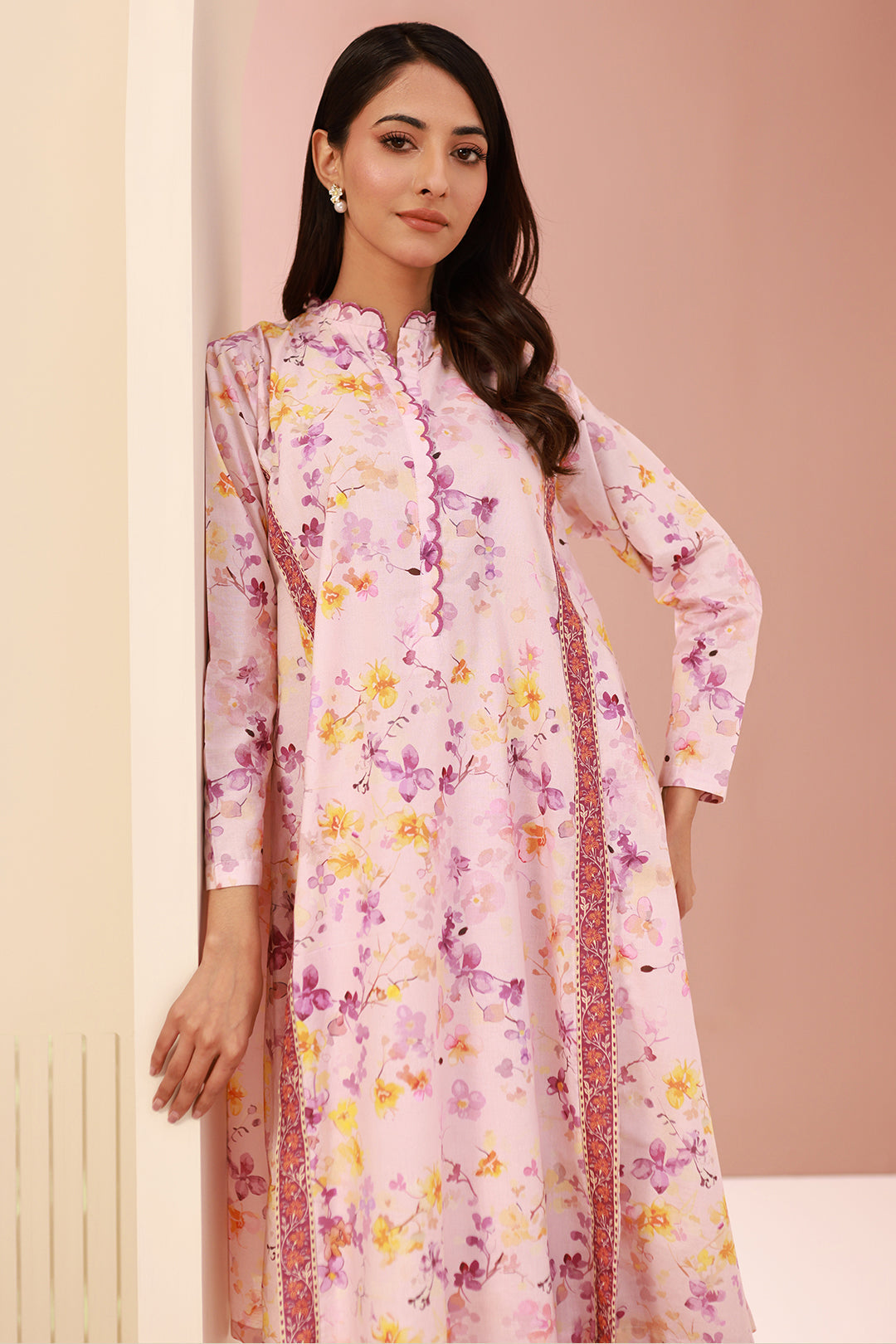 Zellbury | Unstitched 2 Piece Cambric | Shirt Shalwar - 0610 - Libasekhas