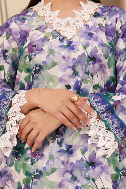 Zellbury | Unstitched 2 Piece Cambric | Shirt Shalwar - 0613 - Libasekhas
