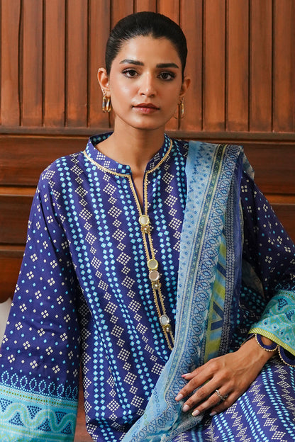 Zellbury | Unstitched 3 Piece Cambric | Shirt Shalwar Dupatta - 0031 - Libasekhas
