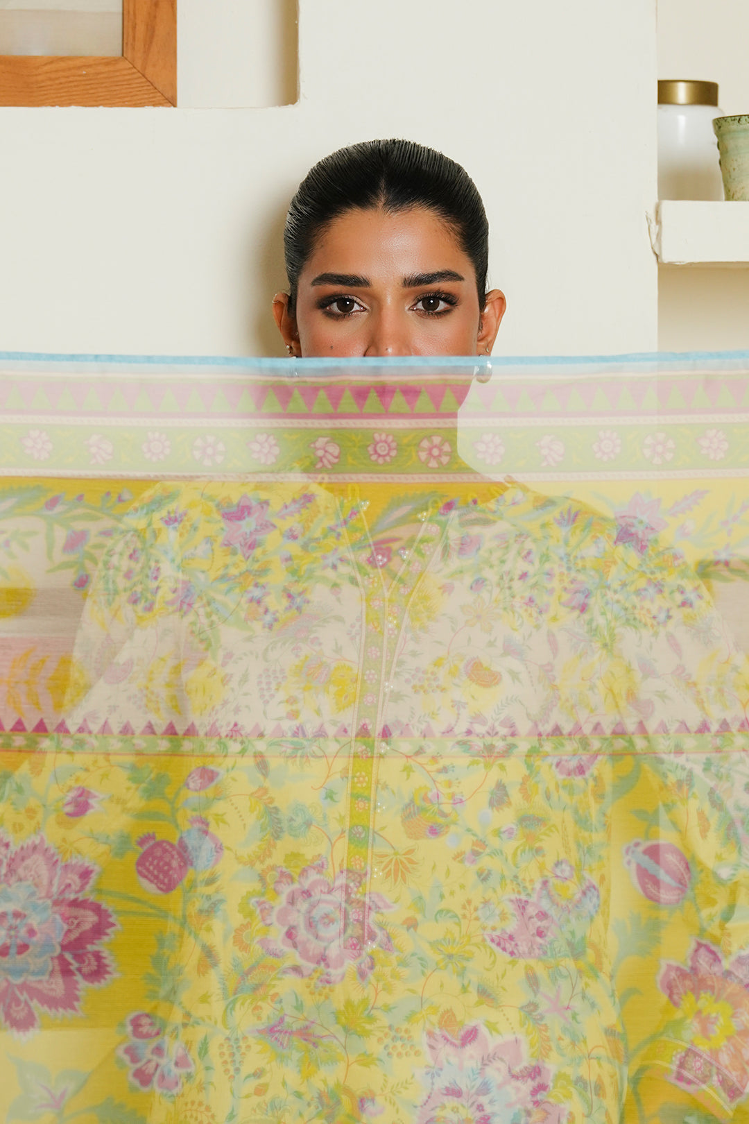Zellbury | Unstitched 3 Piece Cambric | Shirt Shalwar Dupatta - 0032 - Libasekhas