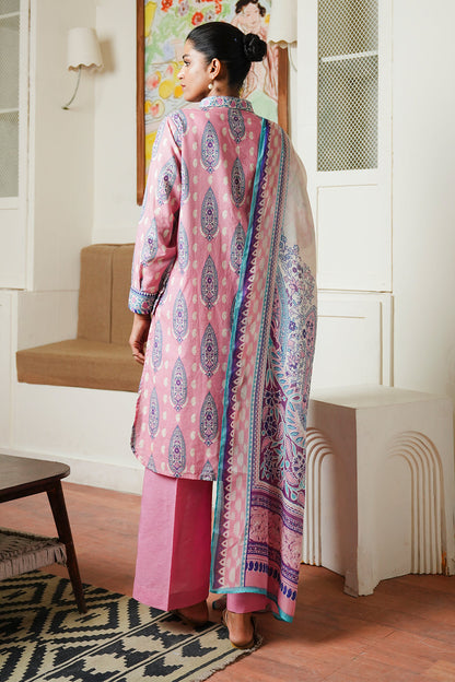 Zellbury | Unstitched 3 Piece Cambric | Shirt Shalwar Dupatta - 0035 - Libasekhas