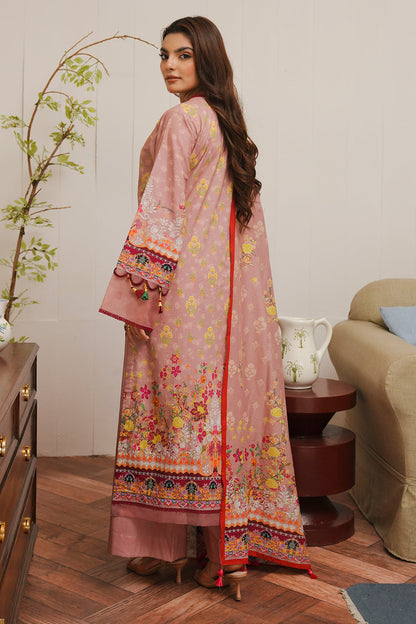 Zellbury | Unstitched 3 Piece Cambric | Shirt Shalwar Dupatta - 0041 - Libasekhas