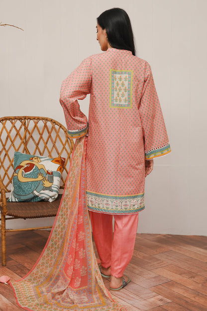 Zellbury | Unstitched 3 Piece Cambric | Shirt Shalwar Dupatta - 0119 - Libasekhas