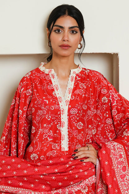 Zellbury | Unstitched 3 Piece Cambric | Shirt Shalwar Dupatta - 0139 - Libasekhas