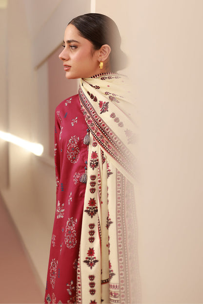 Zellbury | Unstitched 3 Piece Cambric | Shirt Shalwar Dupatta - 0625 - Libasekhas