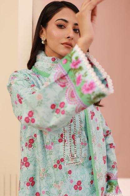 Zellbury | Unstitched 3 Piece Cambric | Shirt Shalwar Dupatta - 0629 - Libasekhas