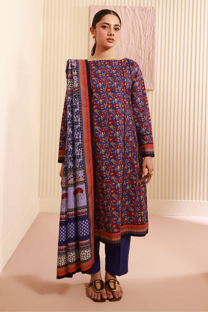 Zellbury | Unstitched 3 Piece Cambric | Shirt Shalwar Dupatta - 0632 - Libasekhas