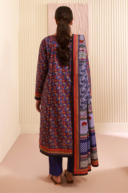 Zellbury | Unstitched 3 Piece Cambric | Shirt Shalwar Dupatta - 0632 - Libasekhas