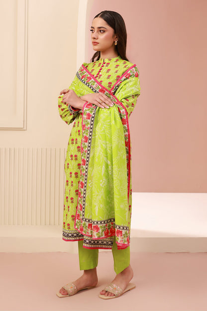 Zellbury | Unstitched 3 Piece Cambric | Shirt Shalwar Dupatta - 0634 - Libasekhas