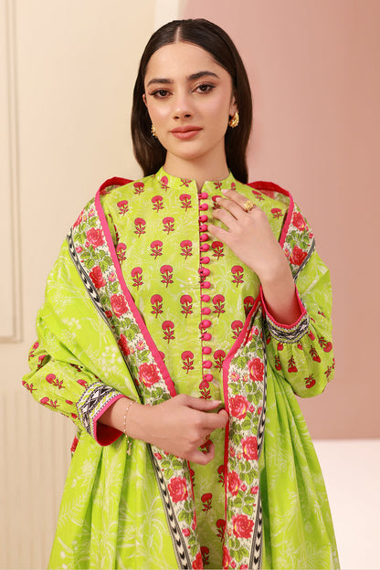 Zellbury | Unstitched 3 Piece Cambric | Shirt Shalwar Dupatta - 0634 - Libasekhas