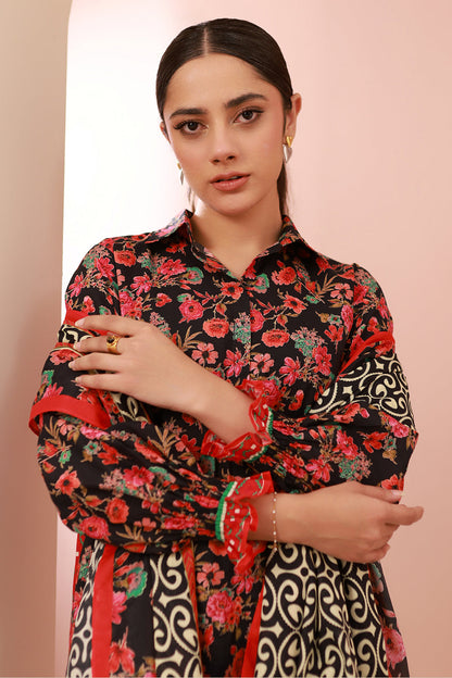Zellbury | Unstitched 3 Piece Cambric | Shirt Shalwar Dupatta - 0636 - Libasekhas