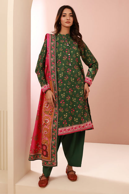 Zellbury | Unstitched 3 Piece Cambric | Shirt Shalwar Dupatta - 0662 - Libasekhas