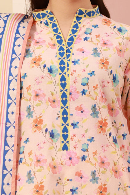 Zellbury | Unstitched 3 Piece Cambric | Shirt Shalwar Dupatta - 0664 - Libasekhas