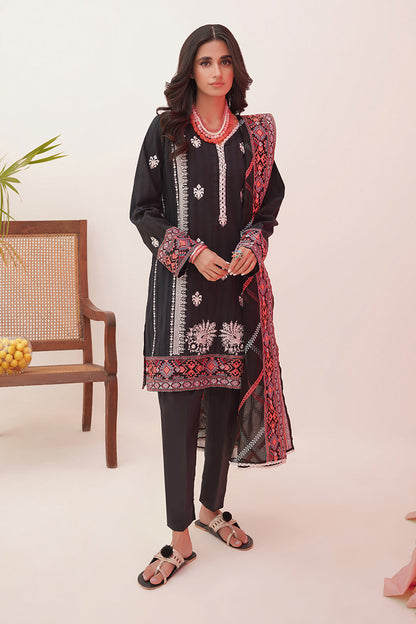Zellbury | Unstitched 3 Piece Lawn | Embroidered Shirt Shalwar Dupatta - 0360 - Libasekhas