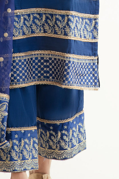 Zellbury | Unstitched 3 Piece Khaddar | Embroidered Shirt Shalwar Dupatta - 0295 - Libasekhas
