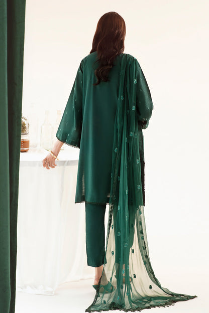 Zellbury | Unstitched 3 Piece Khaddar | Embroidered Shirt Shalwar Dupatta - 0302 - Libasekhas