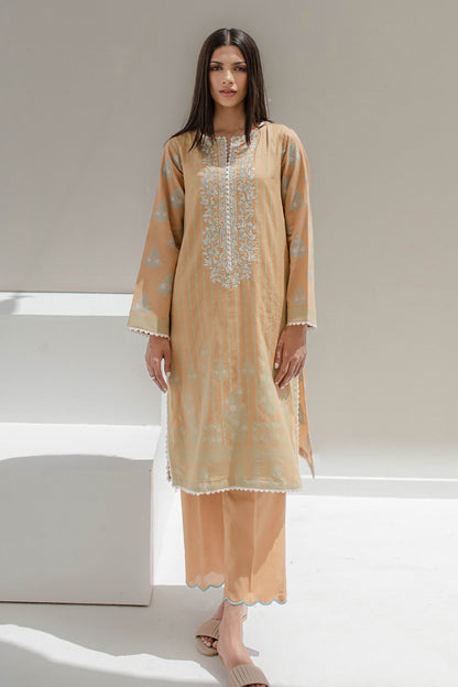 Zellbury | Unstitched 3 Piece Jacquard | Embroidered Shirt Shalwar - 0617 - Libasekhas