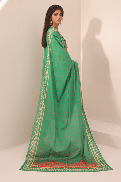 Zellbury | Unstitched 3 Piece Lawn | Embroidered Shirt Shalwar Dupatta - 1247 - Libasekhas